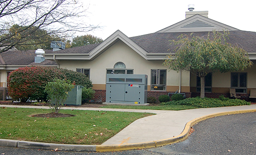 In preparation for winter, a back-up generator was recently installed at Sacred Heart Residence for Priests in Cherry Hill. Seventeen retired priests of the Diocese of Camden live at Sacred Heart.

Photo by James A. McBride