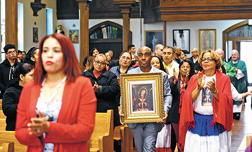 Mass to celebrate the Feast of Our Lady of Altagracia, the protector of the people of the Dominican Republic, was held at Our Lady Star of the Sea Church, Parish of Saint Monica, Atlantic City on Jan. 21