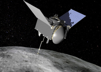 The Origins, Spectral Interpretation, Resource Identification, Security-Regolith Explorer spacecraft, also known as OSIRIS-REx, is seen in an undated NASA artist rendering. The spacecraft will travel to the near-Earth asteroid Bennu and bring a sample back to Earth for study. (CNS photo/NASA, Handout via Reuters) Editor's note: For editorial use only.