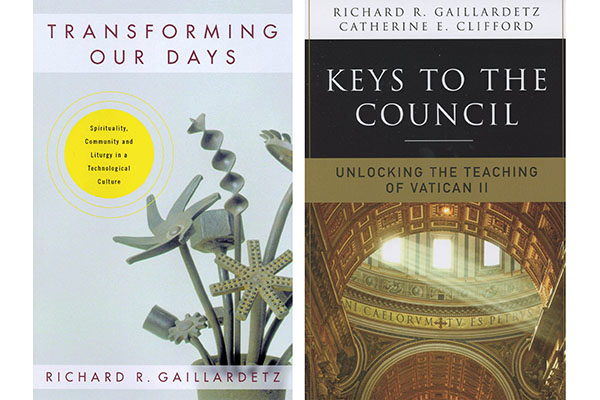 This is the cover to ''Transforming Our Days: Spirituality, Community and Liturgy in a Technological Culture'' by Richard R. Gaillardetz. The book is reviewed by Jan Kilby. (CNS photo) (Aug. 3, 2001) See BOOK-GAILLARDETZ Aug. 3, 2001.