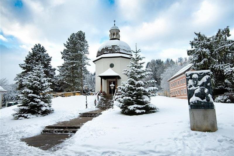 Silent Night Chapel, where the famed "Stille Nacht" Christmas carol was born is seen on an 2024 photograph in Oberndorf, Austria. The beloved carol was first sung there on Christmas Eve 1818. Oberndorf was not a fairy-tale place back then - it was battered by war, famine and political upheaval after the Napoleonic Wars and a global climate crisis triggered by a volcanic eruption. (OSV News photo/courtesy Stille Nacht Museum)