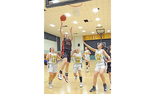 Visiting St. Joseph’s (Hammonton) defeated Our Lady of Mercy Academy (Newfield) 57-23, Feb. 9.

Photo by Alan M. Dumoff