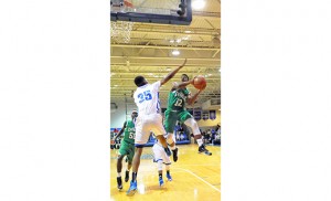 Camden Catholic (Cherry Hill) beat the home team of Paul VI (Haddon Heights) 70-48 on Feb. 19. Photo by Alan M. Dumoff 