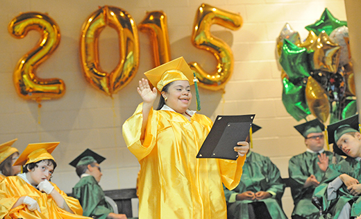 Archbishop Damiano School, Westville Grove, held high school graduation ceremonies for the Class of 2015 at the school on June 11. Archbishop Damiano School serves over 160 students, with moderate to severe cognitive disabilities. Students are referred from over 50 different school districts throughout central and southern New Jersey. Educational programming is divided into three broad levels: Early Childhood Program, Elementary and Middle School, and Secondary School. This year’s secondary graduates were Lori Amodeo, Giselle Batista, Laura Bracey, Helkin Crespo, Dharit Danayak, Andrew Gilliam, Michael Grogan, Matthew Hynes, Patrick Schramm, Araceli Tolentino, Rafael Winokur and Kathleen Wofford.

Photos by Alan M. Dumoff, more photos http://ccdphotolibrary.smugmug.com