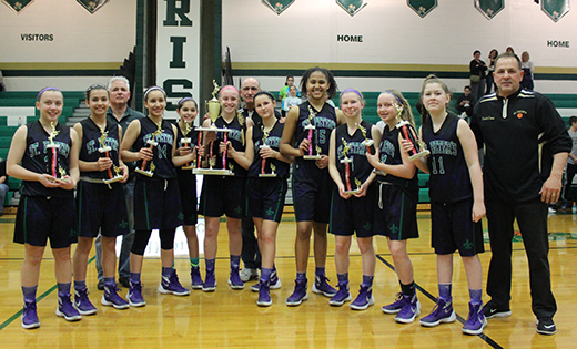 Saint Peter Saints (Merchantville) became 2016 Catholic League Girls’ Basketball Champions by defeating Saint Joan of Arc (Marlton) 42-29. The game was played March 6 at Camden Catholic High School, Cherry Hill.