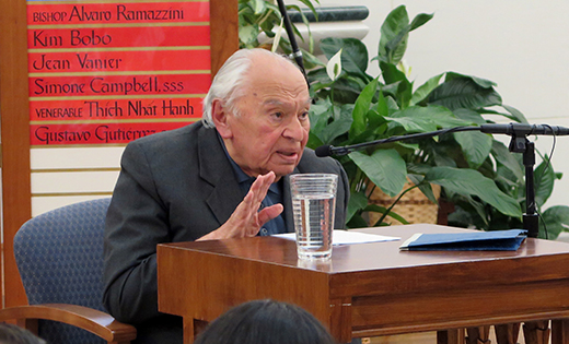 Dominican Father Gustavo Gutierrez 
(CNS photo/Anne Marie Amacher, The Catholic Messenger)