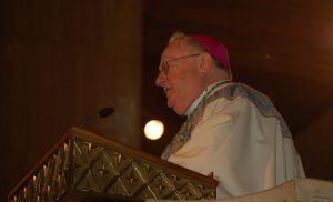 Bishop Dennis Sullivan addresses South Jersey’s Catholics in his homily.