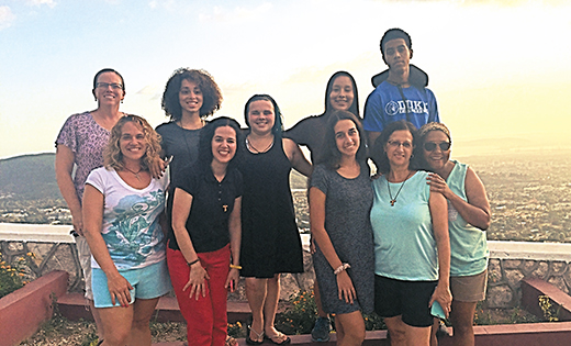 A group from Christ Our Light Parish, Cherry Hill, poses for a photo Aug. 9 in Kingston, Saint Andrew, Jamaica, while on a week-long service trip.
