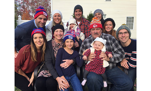 Mary Ellen Schurtz, who retired as principal of Assumption Regional School in Galloway in June and died last month, is pictured with her family.