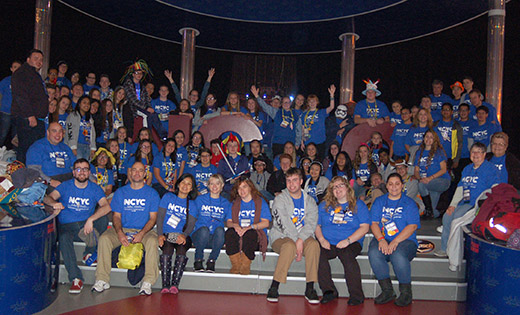 Photo by Peter G. Sanchez

The South Jersey delegation at Lucas Oil Stadium.