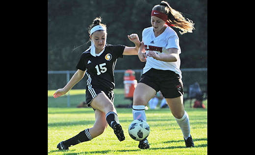 In high school girls’ soccer action last week, host Our Lady of Mercy Academy blanked Saint Joseph (Hammonton) 3-0 in Newfield.

Photo by Alan M. Dumoff