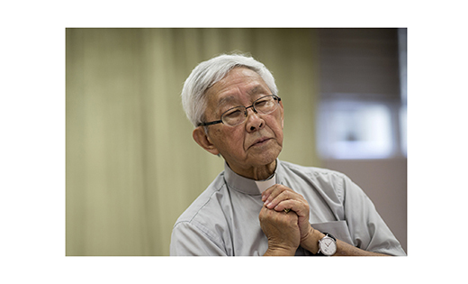 Cardinal Joseph Zen Ze-kiun, retired bishop of Hong Kong, speaks to members of the media during a news conference in Hong Kong Sept. 26 concerning Pope Francis’ landmark agreement with China over bishop nominations.

CNS photo/Jerome Favre, EPA