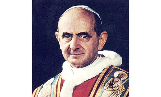 Blessed Paul VI is pictured in this undated portrait. 

(CNS photo/L'Osservatore Romano)