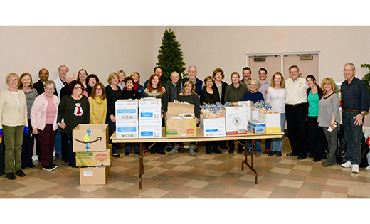 Stephen Ministers of the Church of the Holy Family in Sewell get together to make sandwiches and care packages for the poor and homeless in South Jersey.
