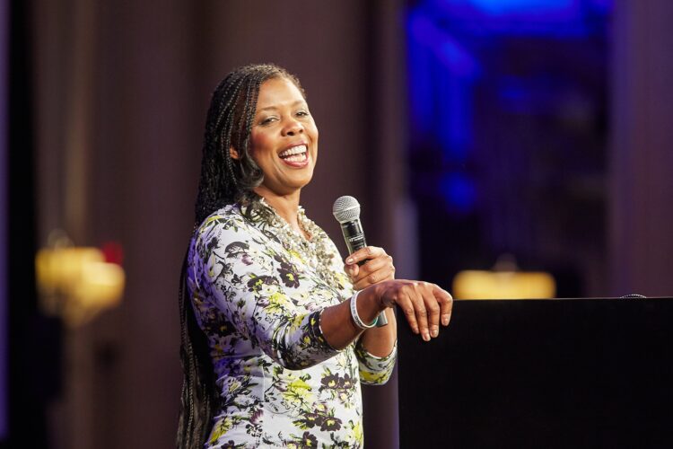 Syndicated columnist Star Parker is seen during the 2018 National Prayer Luncheon for Life. (CNS photo/Scott Peek, courtesy TC Public Relations)