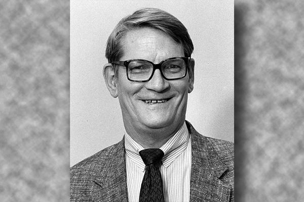 Louis "Lou" Baldwin, a Catholic journalist known by generations of Philadelphia Catholics for his bylines for 35 years, is seen in this undated photo. He died Oct. 18, 2021, in Philadelphia at age 86. (CNS photo/courtesy the Robert S. Halvey Collection, the Catholic Historical Research Center of the Archdiocese of Philadelphia via CatholicPhilly.com)