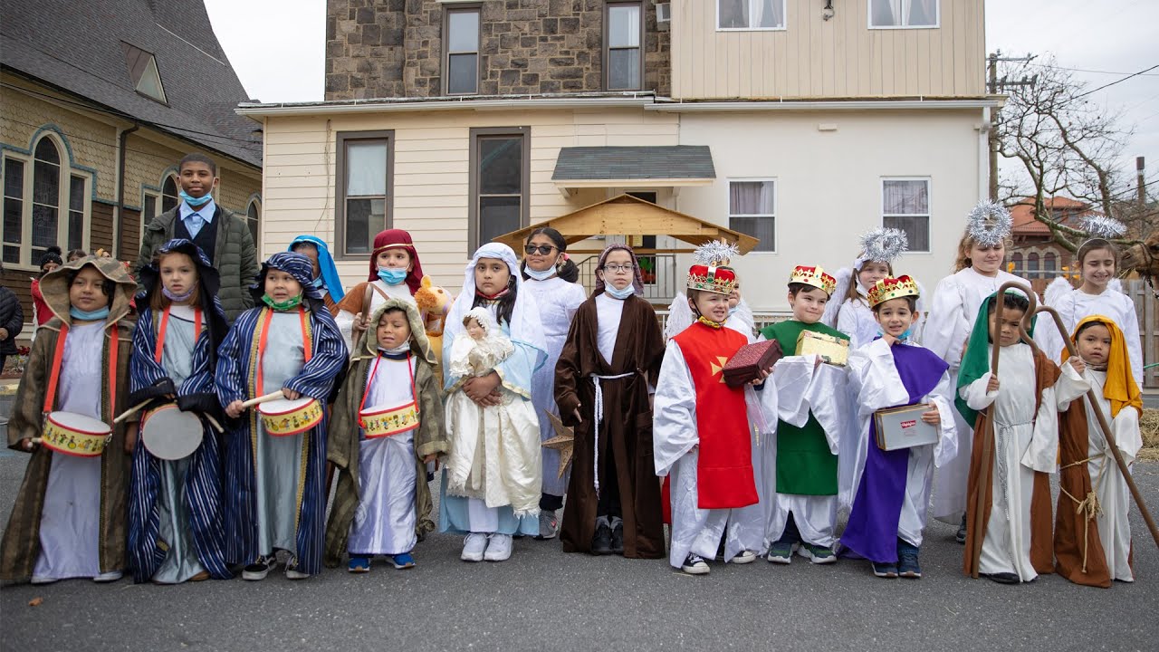 Young people dressed as the Magi are pictured after attending Pope Francis' celebration of Mass on the feast of Mary, Mother of God, at the Vatican Jan. 1, 2022. German, Italian and Swiss young people, called "sternsingers," carol and raise money for charity between Christmas and Epiphany each year. (CNS photo/Romano Siciliani, pool)