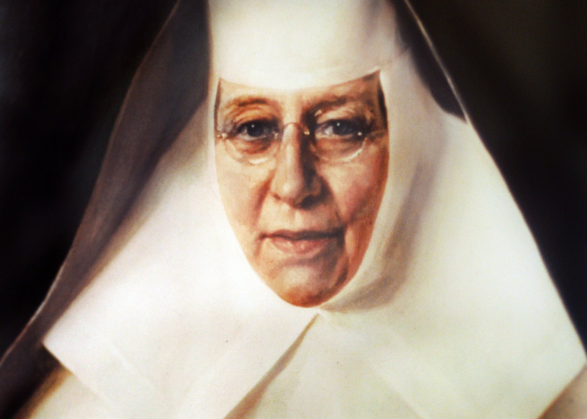 This likeness of St. Katharine Drexel is seen at the Katharine Drexel Shrine in Bensalem, Pa. The saint, who founded the Sisters of the Blessed Sacrament, helped lobby Congress in 1924 to make an federal income tax deduction for charitable giving part of the U.S. tax code. (CNS photo/The Crosiers)