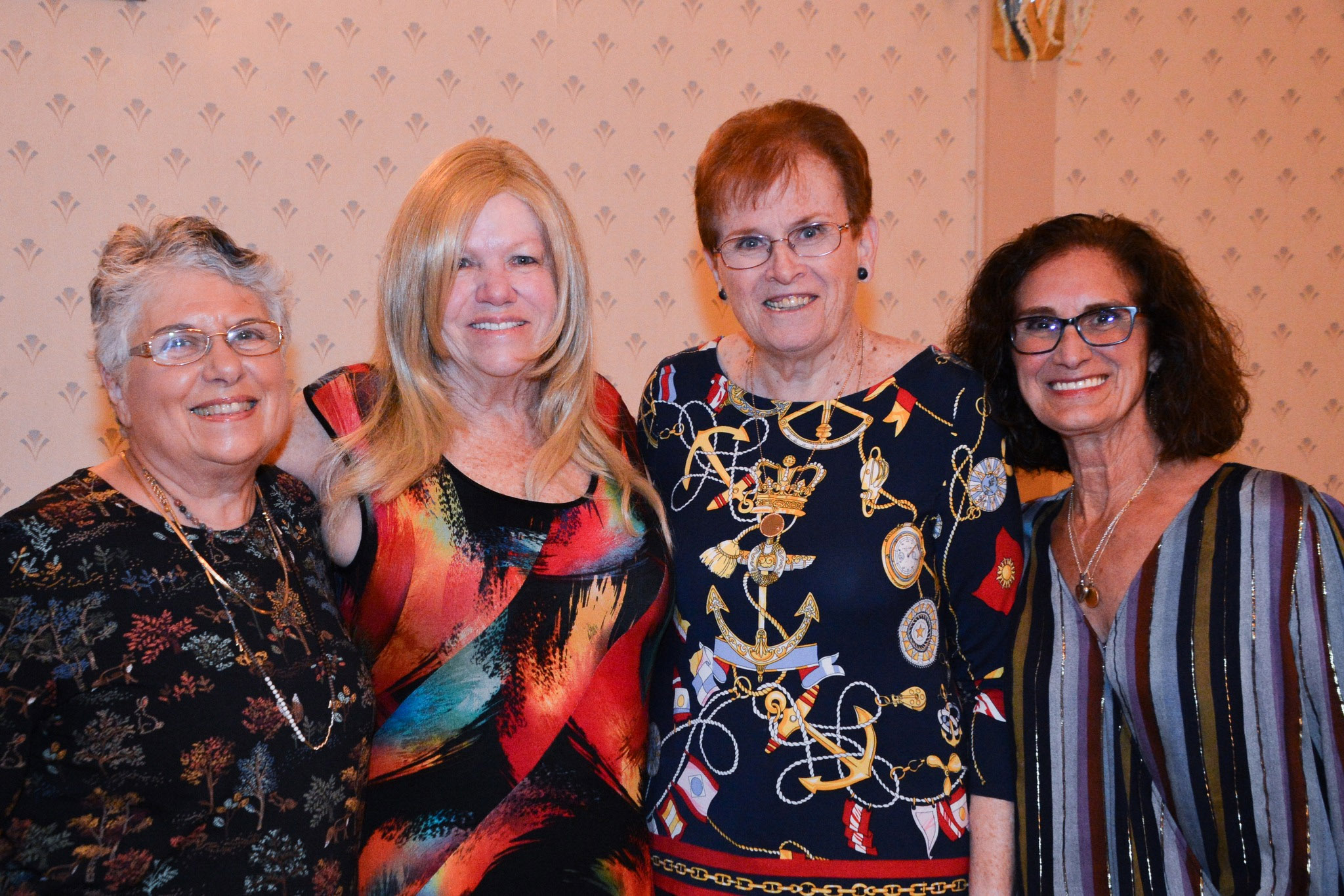 Former Royaleers from left, Eleanor Fratto Farma, Carol Schaffer Fallon (also in Belles of St. Mary’s), Maureen Carroll McLoone and Lynn Munera Magsamen. (Courtesy photos)