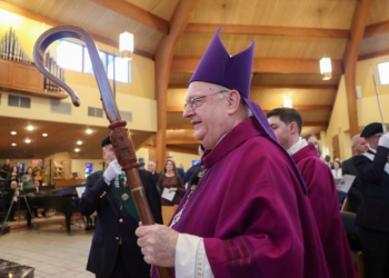Mass of Thanksgiving for Bishop Dennis J. Sullivan, celebrating his faithful ministry and service as the Eighth Bishop of the Diocese of Camden, Saint Agnes Church, Our Lady of Hope Parish, Blackwood, Sunday, March 16, 2025.