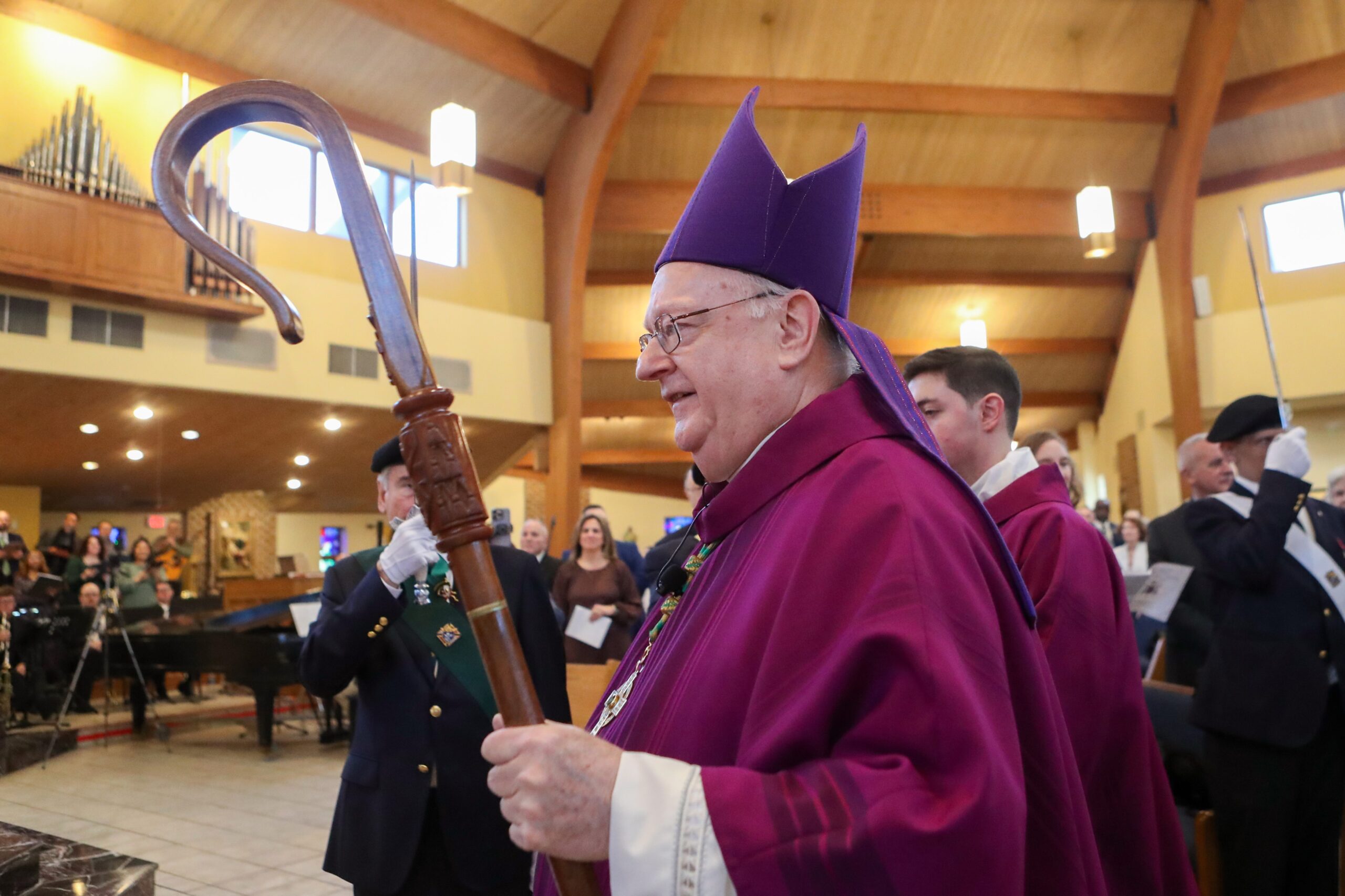 Mass of Thanksgiving for Bishop Dennis J. Sullivan, celebrating his faithful ministry and service as the Eighth Bishop of the Diocese of Camden, Saint Agnes Church, Our Lady of Hope Parish, Blackwood, Sunday, March 16, 2025.