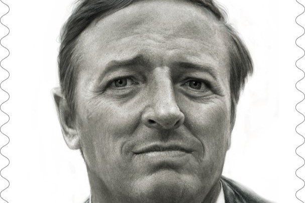 The new stamp from U.S. Postal Service features William F. Buckley Jr., (1925-2008), a lifelong devout Catholic who was an intellectual, provocative commentator well-known for his sharp and who is considered a founder of modern conservatism. (OSV News photo/U.S. Postal Service)