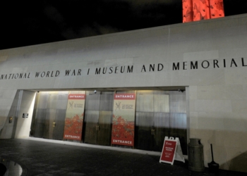 The entrance to the National WWI Museum and Memorial in Kansas City, Mo., is pictured in a Nov. 9, 2018, photo. (OSV News photo/Dave Kaup, Reuters)