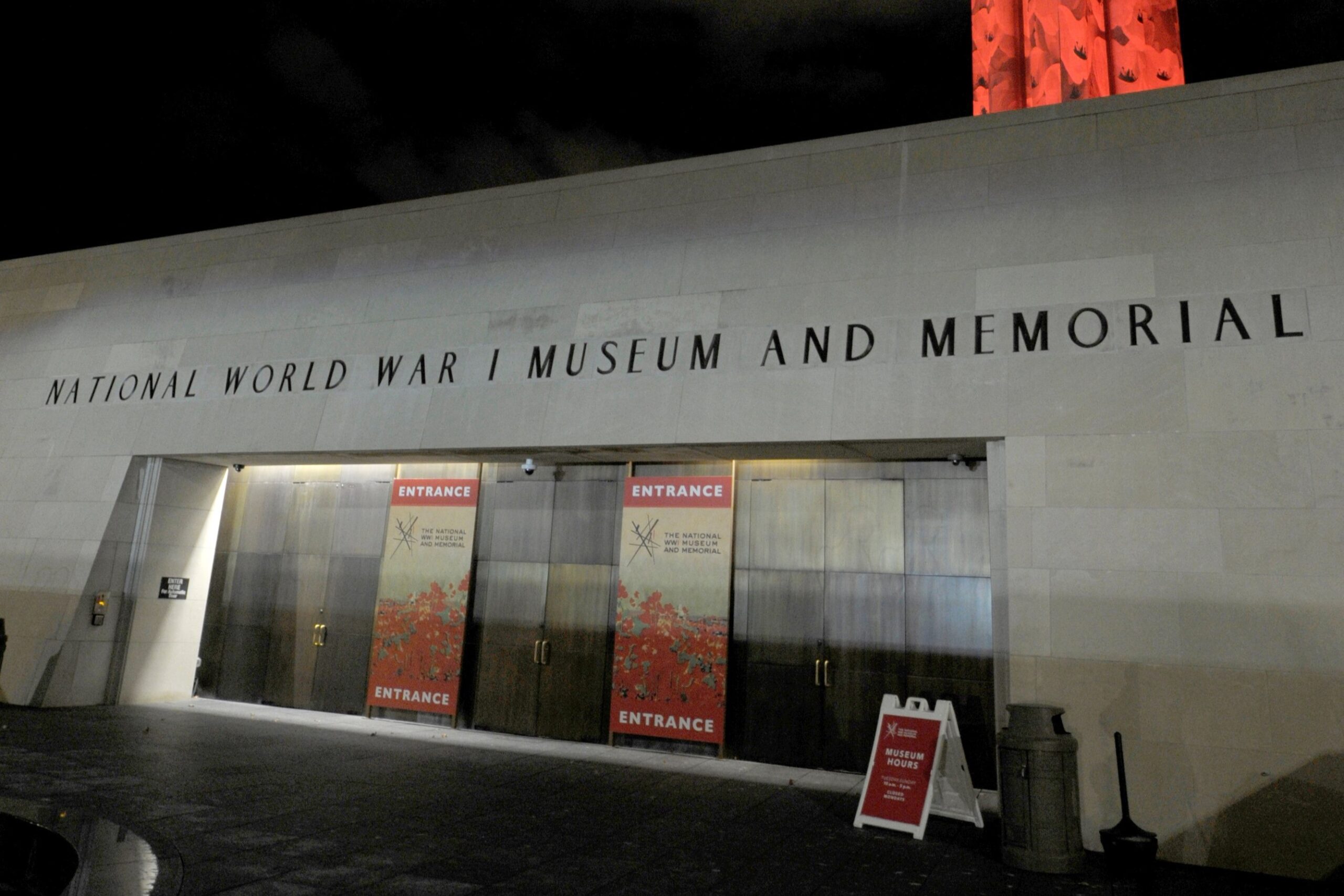 The entrance to the National WWI Museum and Memorial in Kansas City, Mo., is pictured in a Nov. 9, 2018, photo. (OSV News photo/Dave Kaup, Reuters)