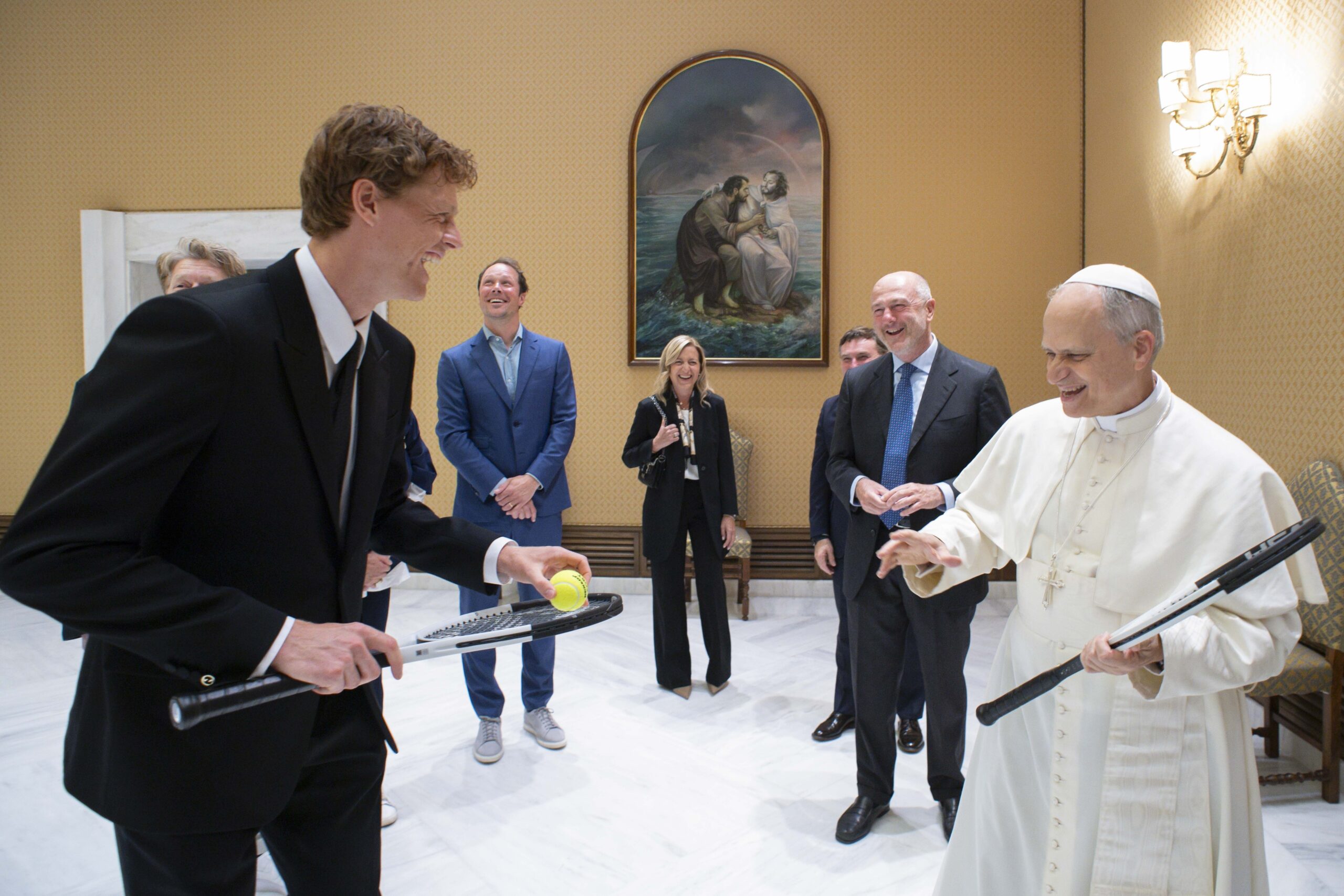 POPE-TENNIS-SINNER