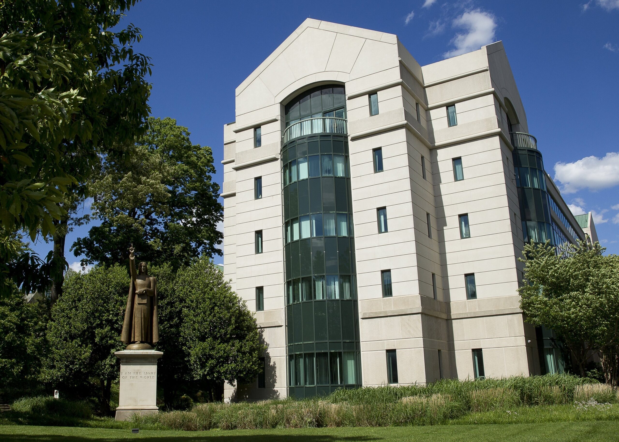 The U.S. Conference of Catholic Bishops building is seen in Washington May 8, 2017. The USCCB offered both praise and criticism of federal actions affecting human life, such involving gender transition, abortion funding, and pregnant migrants, in a pair of statements March 19, 2025. (OSV News photo/Tyler Orsburn)