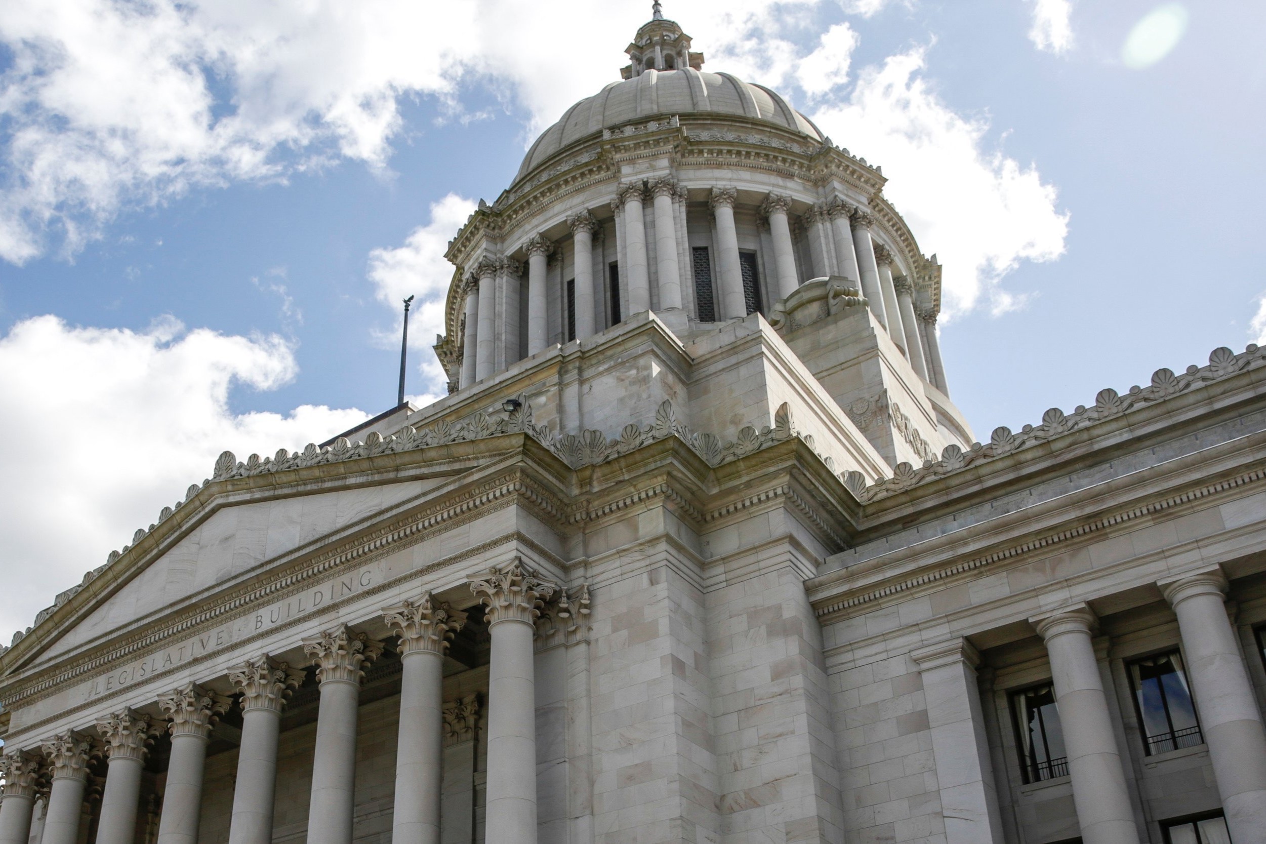The Washington Capitol is pictured in Olympia April 11, 2020. Washington state's bishops filed a lawsuit May 29, 2025, over a new law that requires clergy to report child abuse or neglect but provides no exceptions for clergy-penitent privilege. (OSV News photo/Jason Redmond, Reuters)