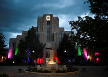 People walk past the Boulder County Courthouse in Colorado at dusk, June 2, 2025, near the scene of an attack that injured multiple people, outside the Boulder County Courthouse. The alleged attacker, identified by the FBI as 45-year-old Mohamed Sabry Soliman, was armed with a homemade flamethrower and threw two Molotov cocktails at the group June 1, burning multiple victims, police said. Witnesses said Soliman yelled “Free Palestine.” (OSV News photo/Mark Makela, Reuters)