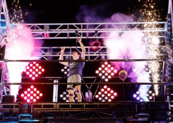 Austin Baron takes part in the Season 17 semifinals of “American Ninja Warrior” July 14, 2025 on NBC. (OSV News photo/courtesy of Austin Baron/Trae Patton, NBC)