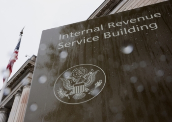 A view of the Internal Revenue Service (IRS) building in Washington, April 11, 2025. (OSV News photo/Jonathan Ernst, Reuters)