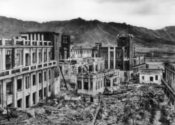 The city of Nagasaki, Japan, showed scant signs of recovery four years after an atomic bomb was detonated over the city Aug. 9, 1945. (OSV News photo/Milwaukee Journal Sentinel files, USA TODAY NETWORK via Reuters) Editors: This cutline has been updated to correct anniversary date.