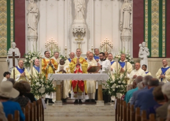 100th Anniversary Mass Dedication of St. James Church in Ventnor, Friday, Aug. 22, 2025.