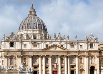 St. Peter's Basilica at the Vatican March 24, 2024. (CNS photo/Lola Gomez)