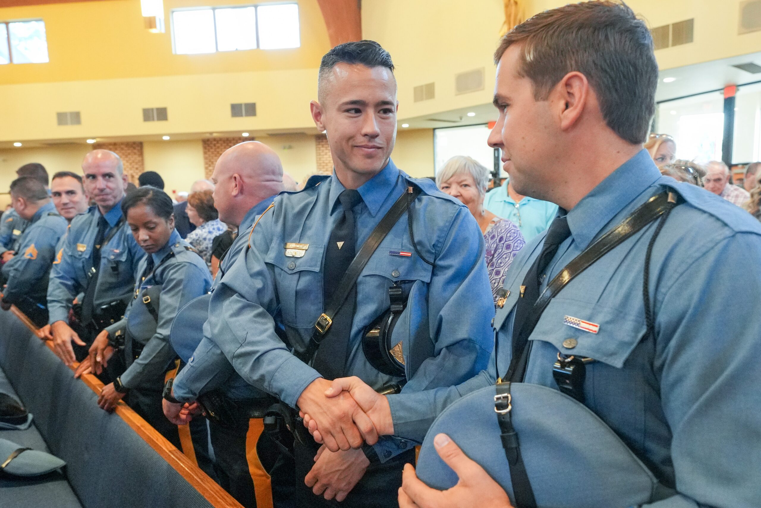 Diocese of Camden Blue Mass honoring local Law Enforcement and First Responders at Our Lady of Hope Parish in Blackwood, Monday Sept. 29, 2025.