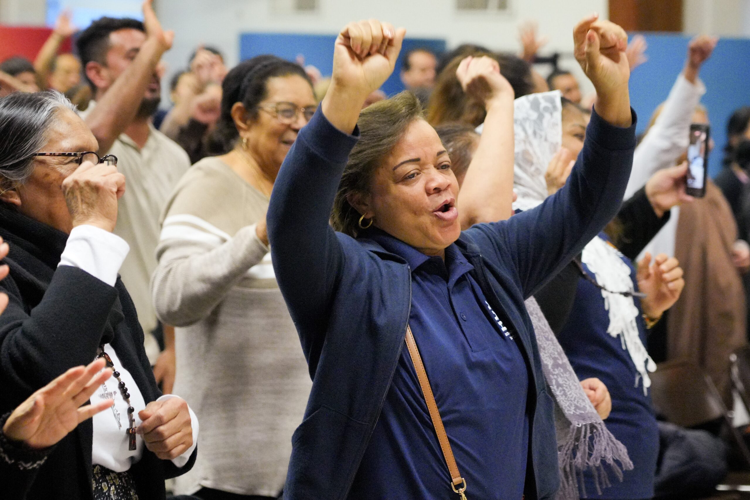Diocesan Hispanic Catholic Charismatic Renewal Conference at Our Lady of Guadalupe Parish Shrine, in the Saint Luke Church gym, Saturday, Nov. 22, 2025.