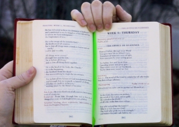 A breviary, or the liturgical book containing the Liturgy of the Hours, is seen in this illustration photo. (OSV News photo/Bob Roller)