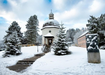 Silent Night Chapel, where the famed "Stille Nacht" Christmas carol was born is seen on an 2024 photograph in Oberndorf, Austria. The beloved carol was first sung there on Christmas Eve 1818. Oberndorf was not a fairy-tale place back then - it was battered by war, famine and political upheaval after the Napoleonic Wars and a global climate crisis triggered by a volcanic eruption. (OSV News photo/courtesy Stille Nacht Museum)