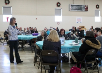 Photo by Lori M. Nichols
Presenter Leisa Anslinger speaks during Catechesis in the Catechumenal Journey at Christ the Redeemer Parish in Atco, Thursday, Feb. 5, 2026.