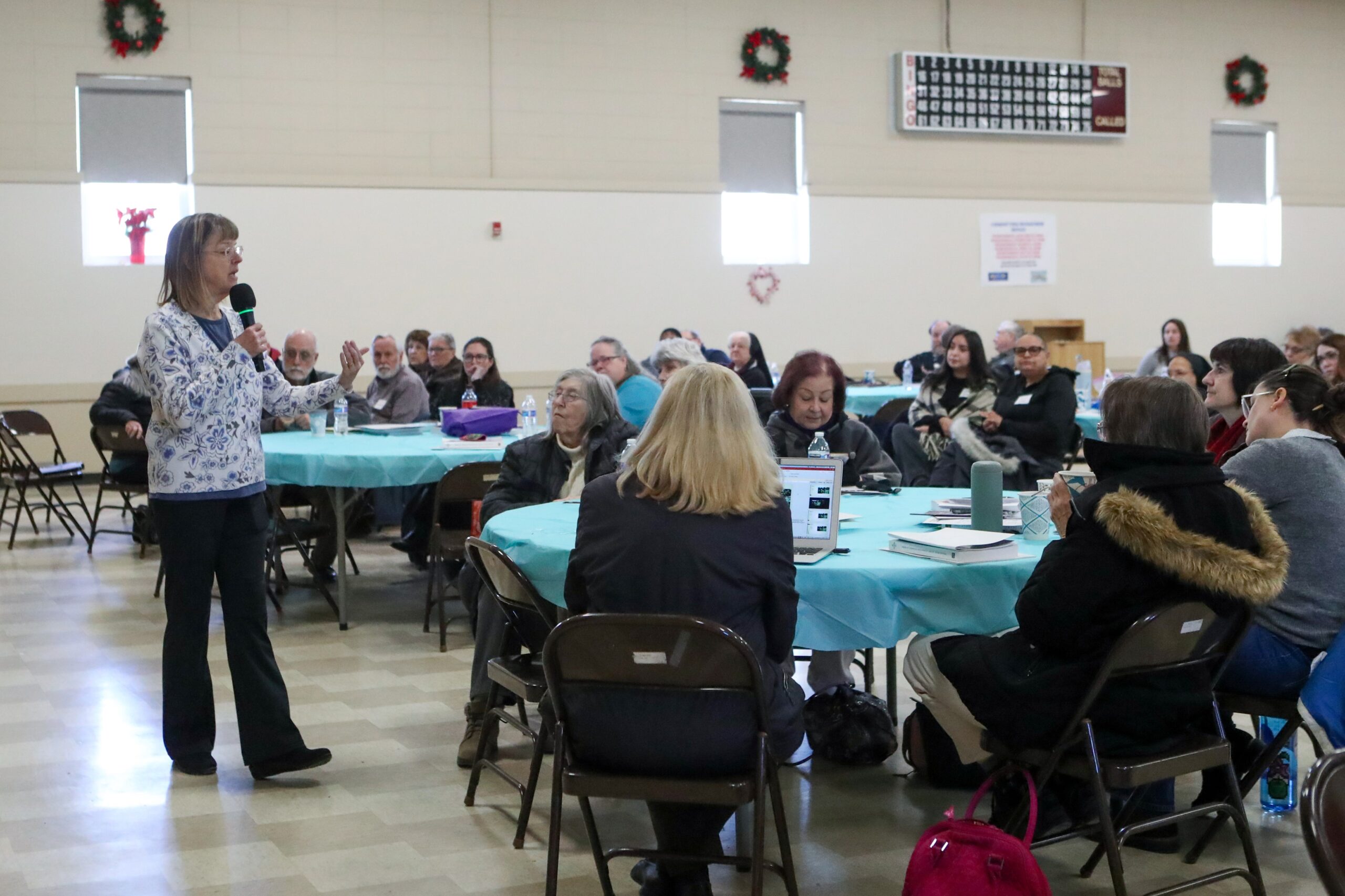 Photo by Lori M. Nichols
Presenter Leisa Anslinger speaks during Catechesis in the Catechumenal Journey at Christ the Redeemer Parish in Atco, Thursday, Feb. 5, 2026.