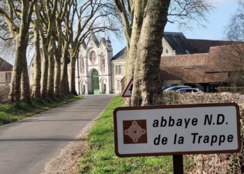 La Trappe Abbey in Normandy, France, is seen on an undated photograph. The monks announced that they may leave their monastery in 2028 -- a move that could bring to an end 900 years of Cistercian monastic presence in Soligny-la-Trappe, formerly known as "La Grande Trappe." (OSV News photo/courtesy La Trappe Abbey Facebook page)