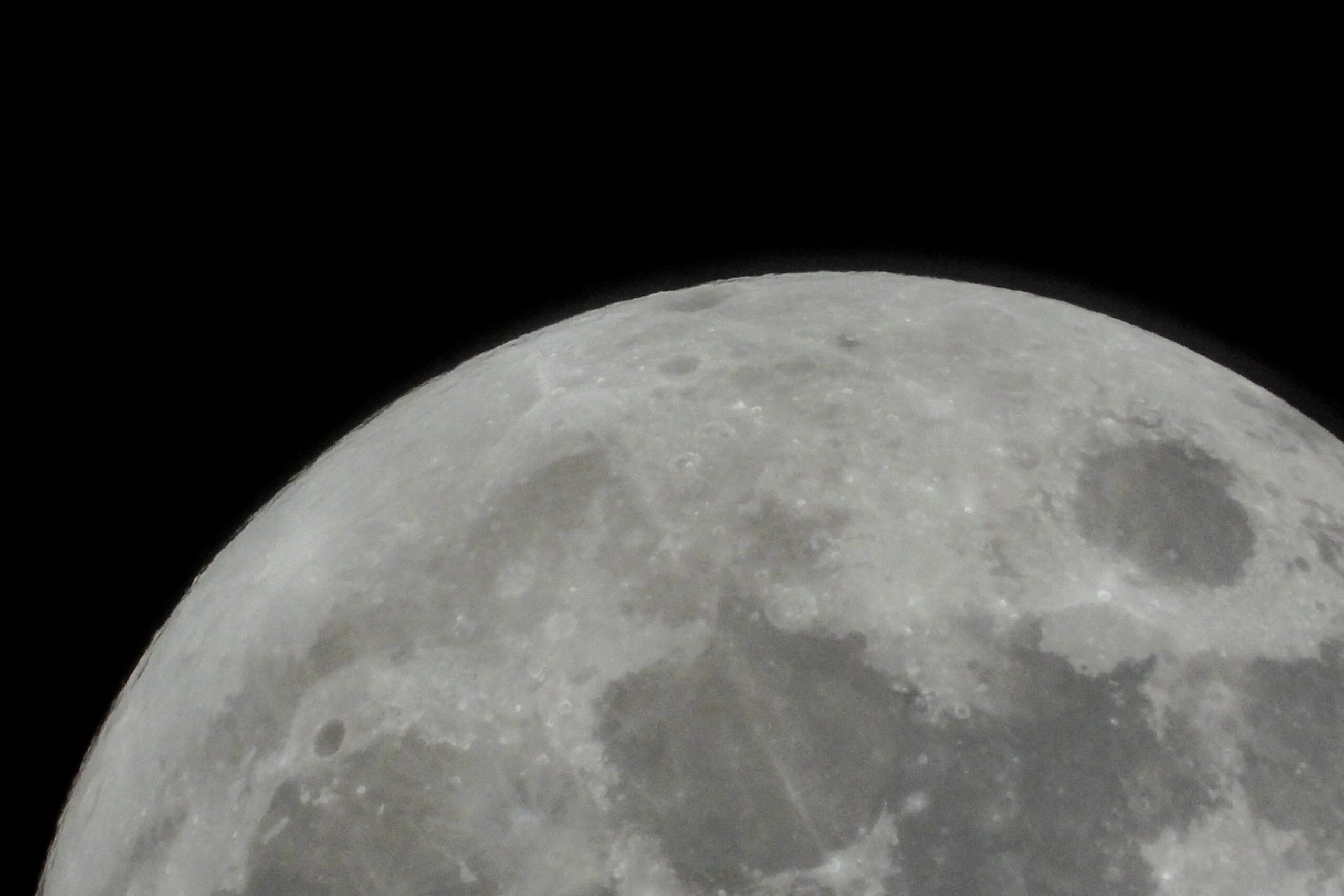 The moon during its waxing gibbous phase over Ronda, Spain, after the launch of NASA's Artemis II lunar flyby mission, with the next-generation moon rocket, the Space Launch System (SLS) rocket and the Orion crew capsule, April 2, 2026. (OSV News photo/Jon Nazca, Reuters)