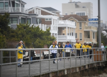 File photo
Faithful from the Diocese of Camden take part in the annual Way of Saint James walk on the Ventnor Boardwalk in Atlantic County. This year’s event on June 13, sponsored by VITALity Catholic Healthcare Services Diocese of Camden, will include special visitors, as the 2026 National Eucharistic Pilgrimage will be passing through at the same time.