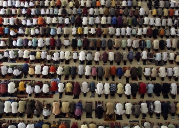 A file photo shows students praying at an Islamic boarding school in Indonesia.  A recent child abuse scandal that led to the closure of an Islamic boarding school and the arrest of its head cleric is a wake-up call for Christians to tighten monitoring and introduce reforms in their schools, Church leaders in Asia said. (OSV News photo/Y.T Haryono, Reuters)