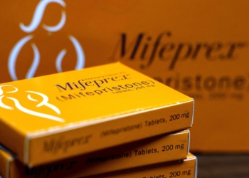 Boxes of mifepristone under the label Mifeprex are seen April 9, 2024, at Alamo Women's Clinic in Carbondale, Ill. A key national pro-life group released polling Feb. 19, 2026, it said shows that a potential failure by the Trump administration to act on pro-life policy priorities may demotivate Republican primary voters in the upcoming midterm elections. (OSV News photo/Evelyn Hockstein, via Reuters)