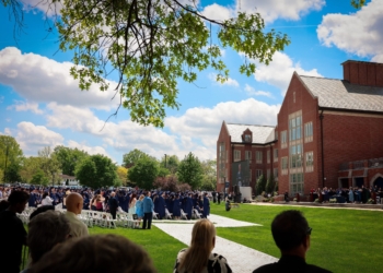 John Carroll University undergraduate commencement ceremony on Sunday, May 17 2026 (OSV News photo/Margaret Murray)